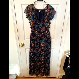 Floral maxi dress